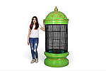 Palace Parrot Bird Cage Large Green 6 FT