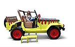 Jurassic Dinosaur Themed Jeep Full Size Family Size 4 Seater and Functional Lights 12 FT