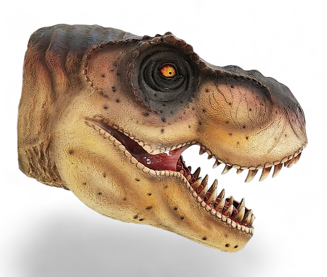 Large T Rex Head Statue Mouth Open Wall Mount