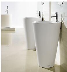 Modern Bathroom Pedestal Sink - Ferrara