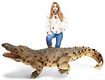 American Alligator Life Size Statue 8 FT