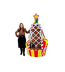 Cupcake Throne Candy Chair Statue 7FT Large