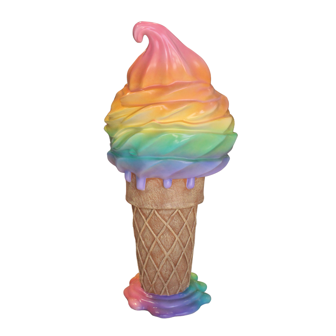 Ice Cream Bar Stool Soft Serve Rainbow