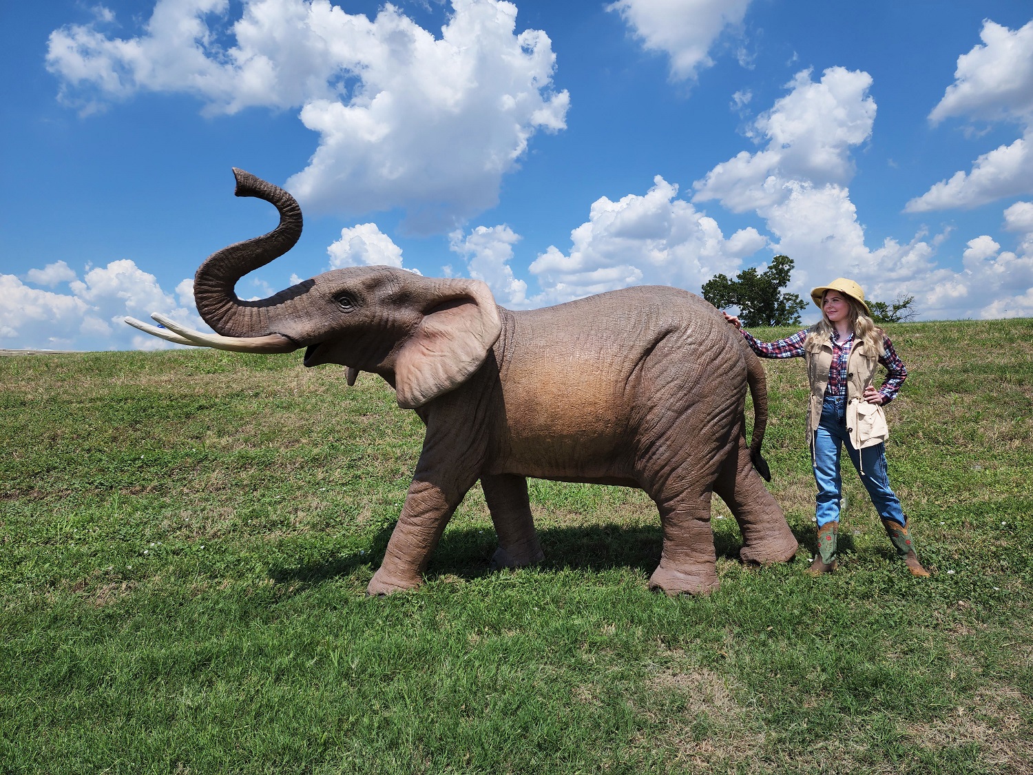 Elephant Statue Real Life Size Museum Quality 12 FT