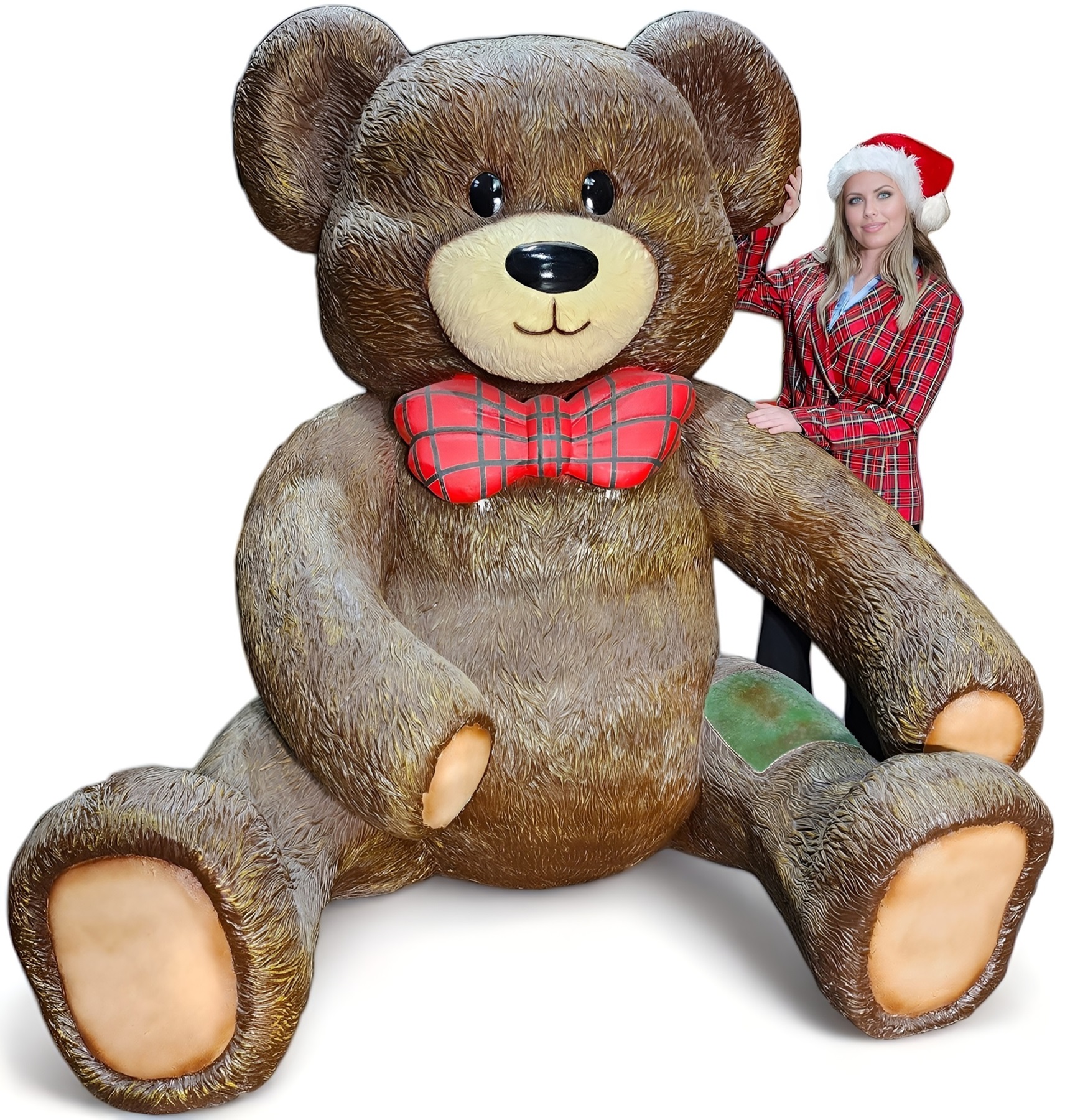 Huge Teddy Bear Statue Photo Op for Commercial Displays 7ft