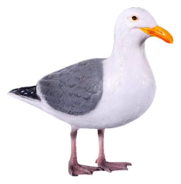 resin seagull statue