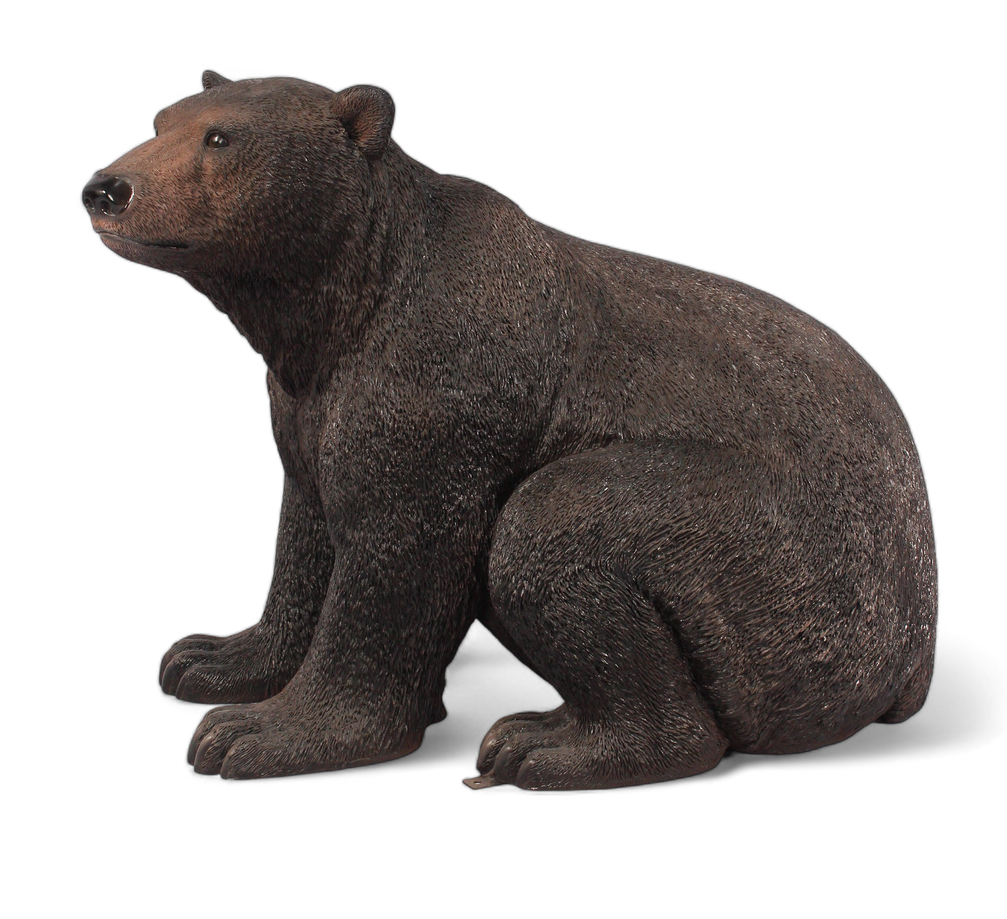 American Black Bear Sitting Statue