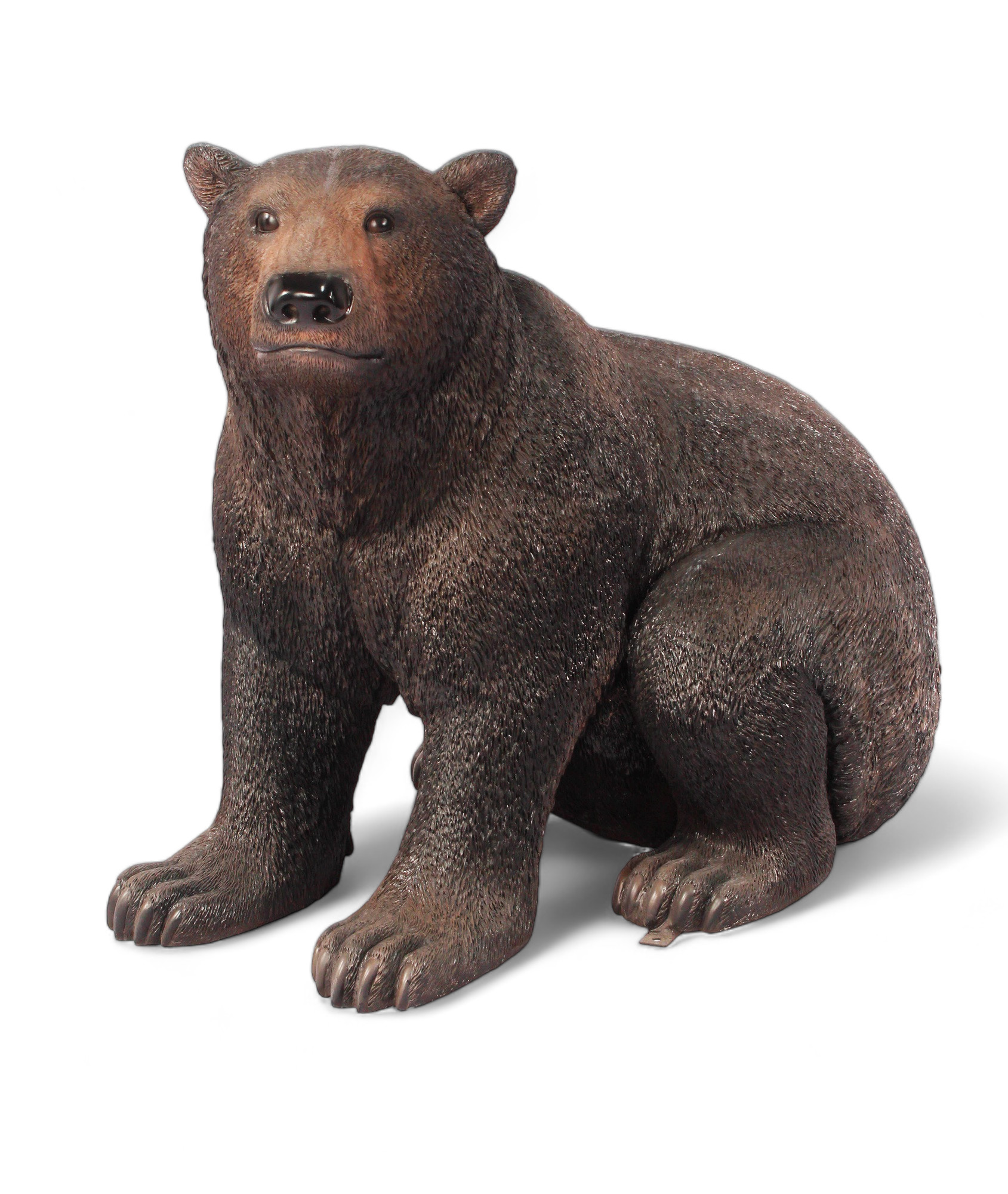 American Black Bear Sitting Statue