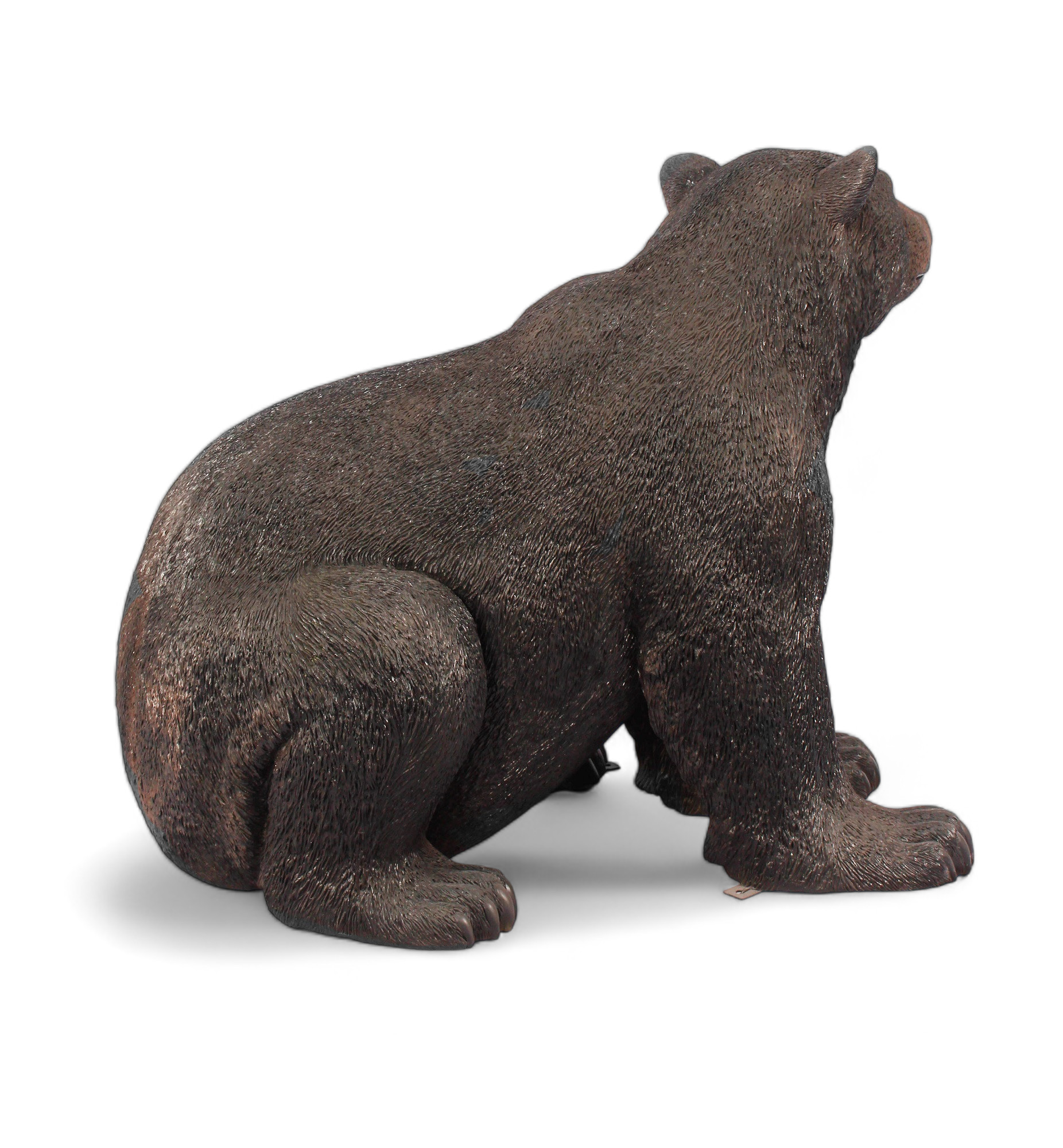 American Black Bear Sitting Statue