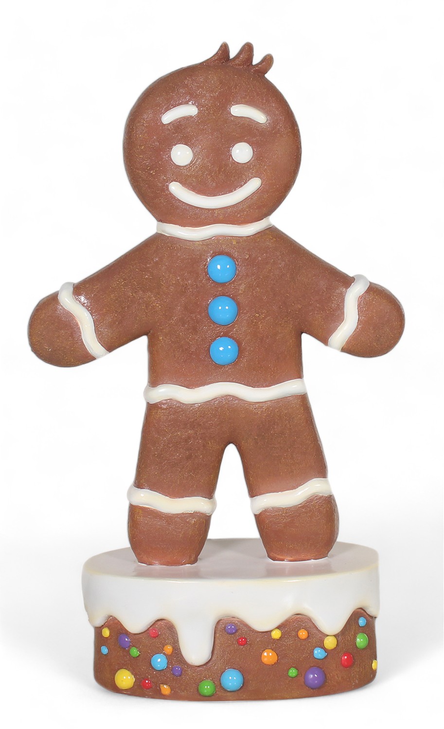 Gingerbread Boy Statue 4.5 FT Large Christmas Decor