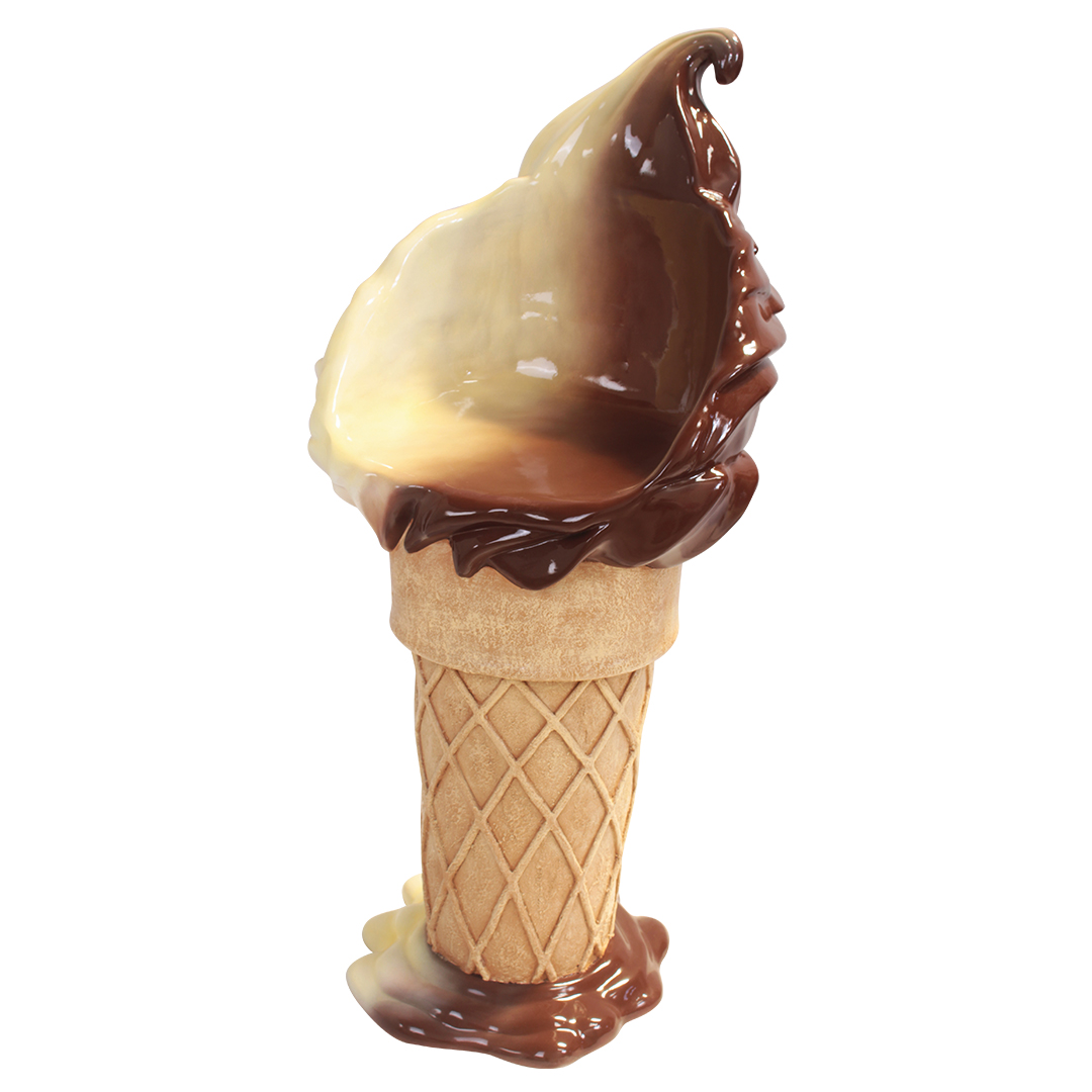 Ice Cream Bar Stool Soft Serve Vanilla Chocolate