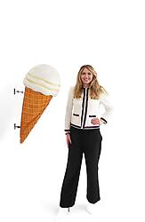 Ice Cream Cone Statue Hanging Vanilla Scoop 3FT