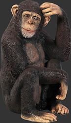 Chimpanzee Statue Life Size