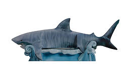 Great White Shark Bench on Waves 12 FT