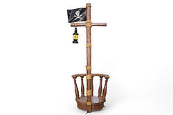 Pirate Ship Lookout Crow's Nest Life Size 10 FT with Lantern