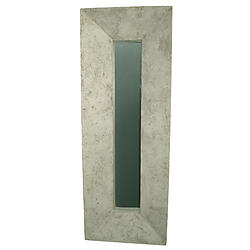 Large Rectangular Mirror Stone Finish 66
