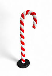 Candy Cane Christmas Decoration Large 8 FT Statue