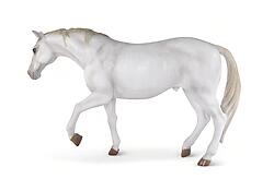 White Horse Life Size Statue Working
