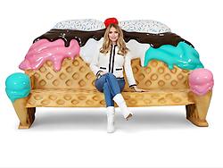 Ice Cream Sundae Bench 8.5 FT