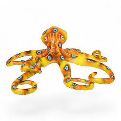 Blue-Ringed Octopus Large Life Size Statue 5FT