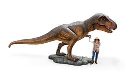 T-Rex Statue Life Size Museum Quality 20 FT