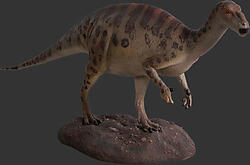 Baby Iguanodont Dino Statue