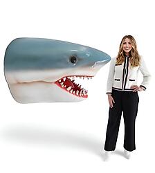 Shark Head Wall Mount Statue