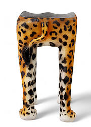 Leopard Stool Rainforest Bar Stool