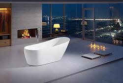 Avalanti Acrylic Modern Freestanding Soaking Bathtub 67