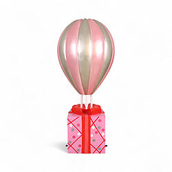 Hot Air Balloon Pink Large with Gift Box Stand 6FT