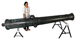Pirate Cannon Barrel From Spanish Warship Life Size Replica