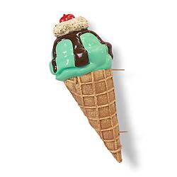 Mint and Chocolate Ice Cream Sundae Statue Wall Hanging 3FT