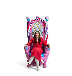 King Ice Cream Throne Chair 6FT Large