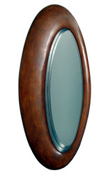 Devereaux Large Modern Oval Wall Mirror