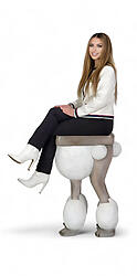 Poodle Rainforest Bar Stool