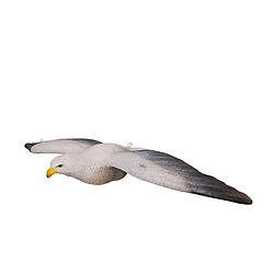 Seagull Flying Life Size Statue Hanging Open Wings