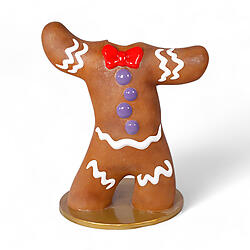 Gingerbread Man Photo Op Statue 4 6 Ft Christmas Decor