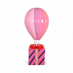 Hot Air Balloon Multi Pink Color Large with Gift Box Stand 6FT