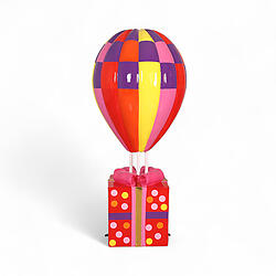 Hot Air Balloon Multi Color Large with Gift Box Stand 6FT