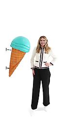 Ice Cream Cone Statue Hanging Mint Scoop 3FT