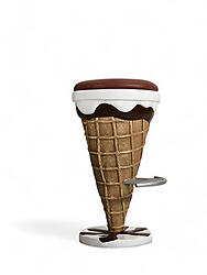 Vanilla and Chocolate Ice Cream Bar Stool