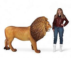 Lion Statue Life Size Realistic
