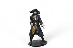 Pirate Statue with Crow Life Size 6.5 FT