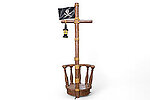 Pirate Ship Lookout Crow's Nest Life Size 10 FT with Lantern