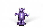 Gummy Bear Statue in Purple Metallic Color 3 FT Large