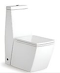 Alberto Modern Bathroom Toilet One Piece Dual Flush