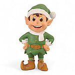 Standing Santa Elf Statue 3FT