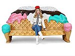 Ice Cream Sundae Bench 8.5 FT