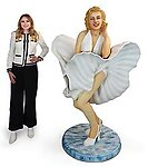 Marilyn Monroe Statue Life Size in White Dress 6FT