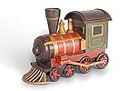 Toy Train Christmas Gift Decor Large